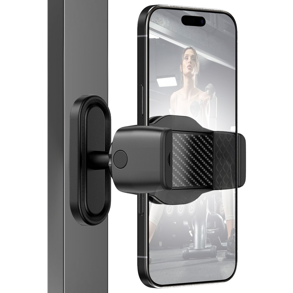 Gym Golf Cart Magnetic Phone Holder 360° Adjustable for 4.7-6.5