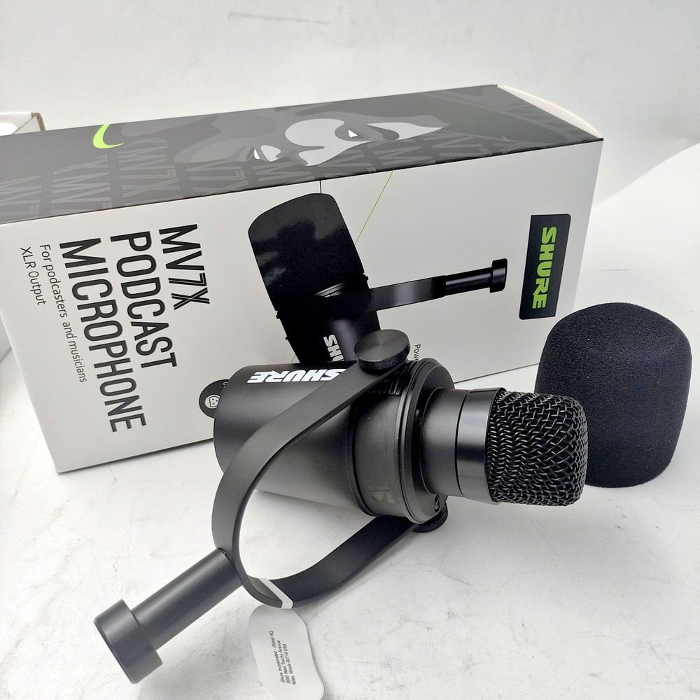 MV7X Mic Podcast Kit for Podcasting Home Recording Gaming XLR Output CA