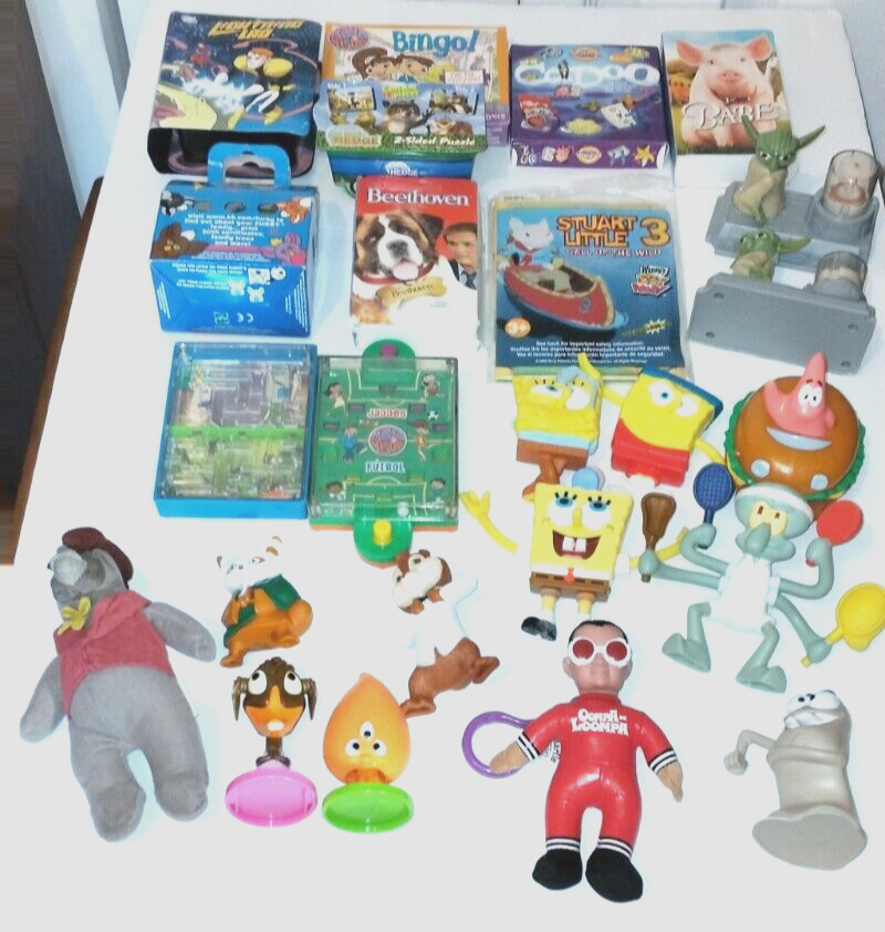 McDonalds Burger King Wendy Happy Meal Toys Mixed Lot 24