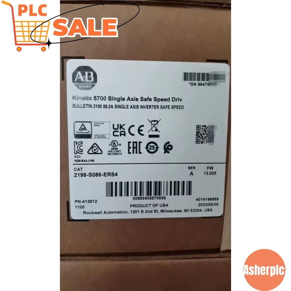 2198-S086-ERS4 Allen Bradley Kinetix 5700 Servo Drive FREE SHIP US Free Tax