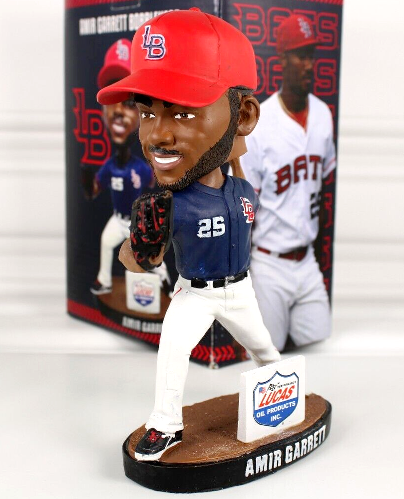 LOUISVILLE BATS AMIR GARRETT BOBBLEHEAD CINCINNATI REDS PITCHER NEW 2017 LIMITED
