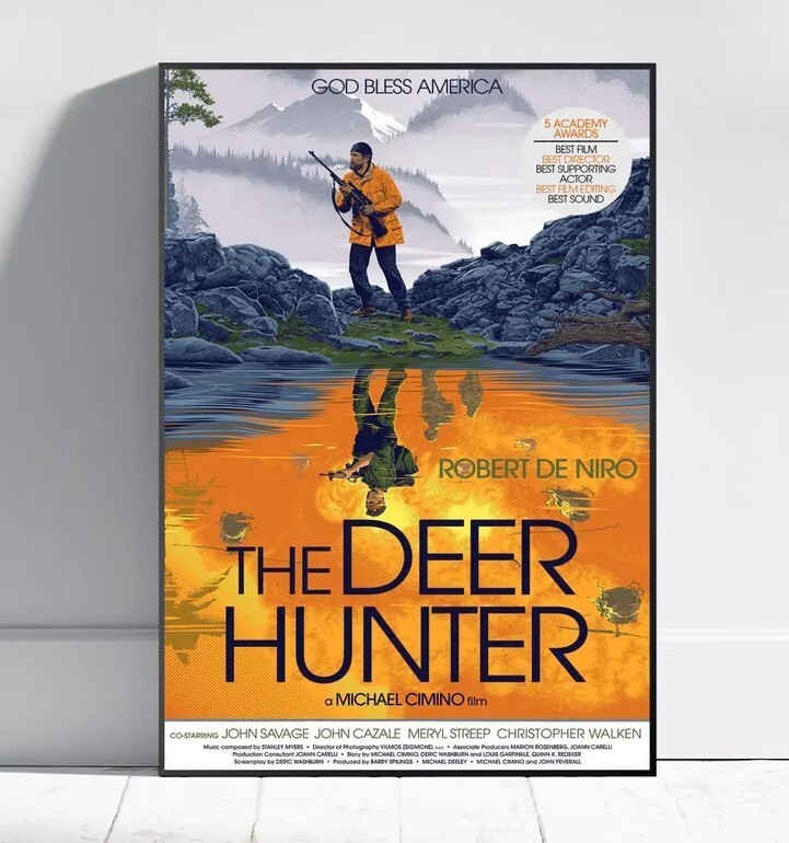 Robert De Niro Wall Art, Rolled Canvas Print, Movie Poster Gift, HQ Wall Decor