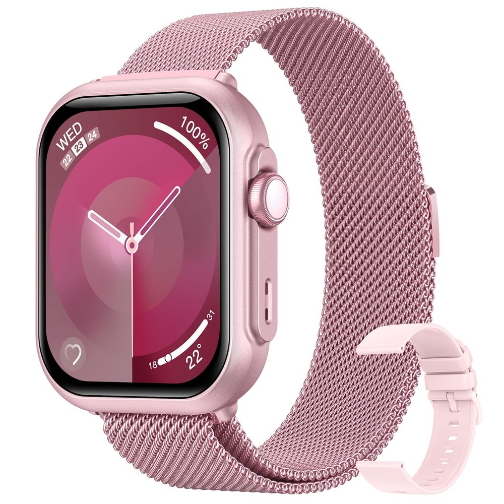 Best Android iPhone Smartwatch for Men with 100-Day Battery Life & Call Function