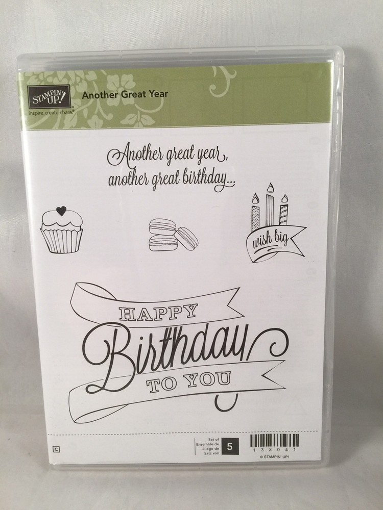 ANOTHER GREAT YEAR Stampin Up New Birthday Cupcake Big Wish-image