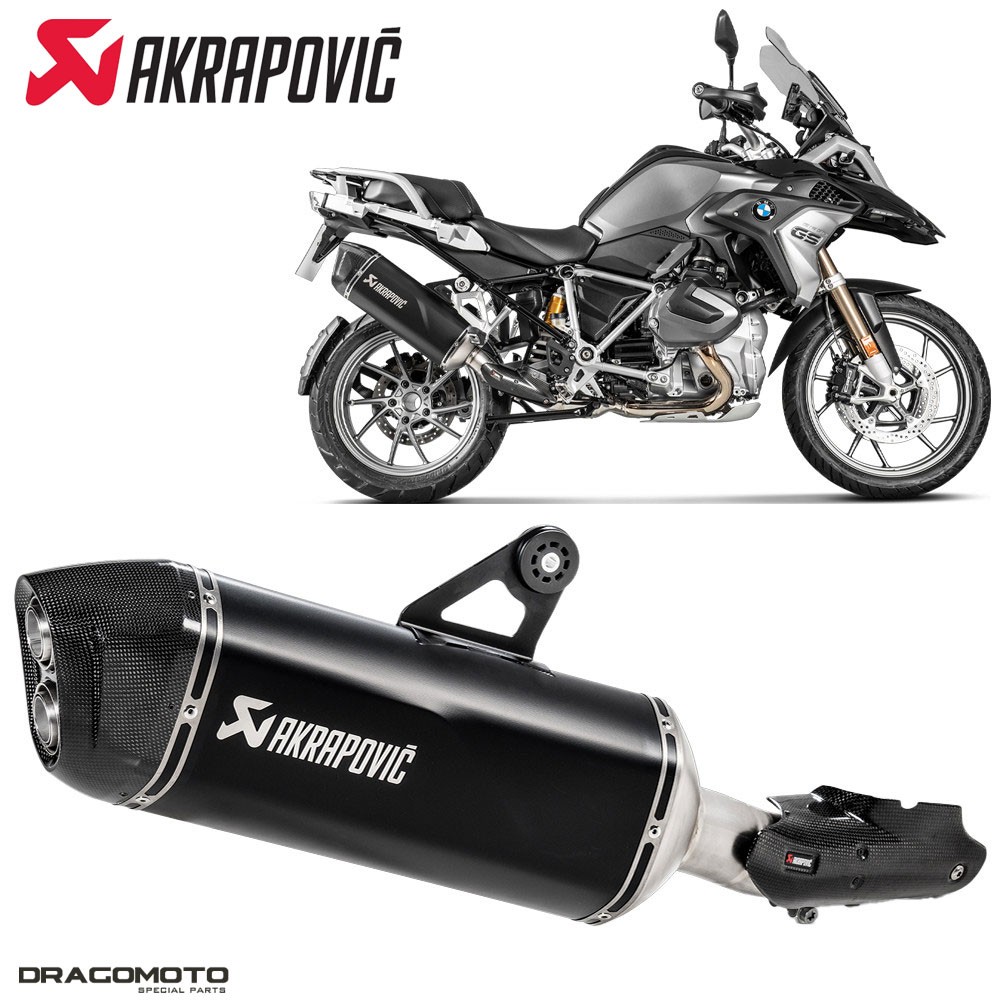Exhaust BMW R 1250 GS ABS Adventure 2019-2024 AKRAPOVIC Titanium Black S-B12S...
