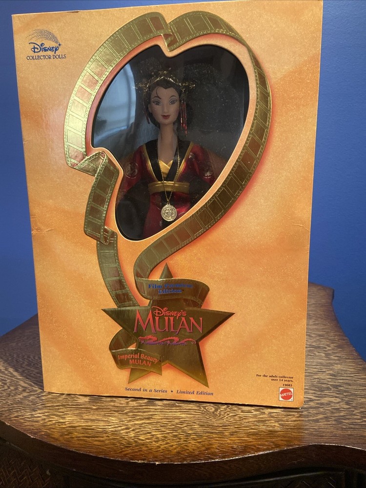 1998 Barbie Mulan Imperial Beauty Disney Film Premiere Edition Doll Mattel 19083