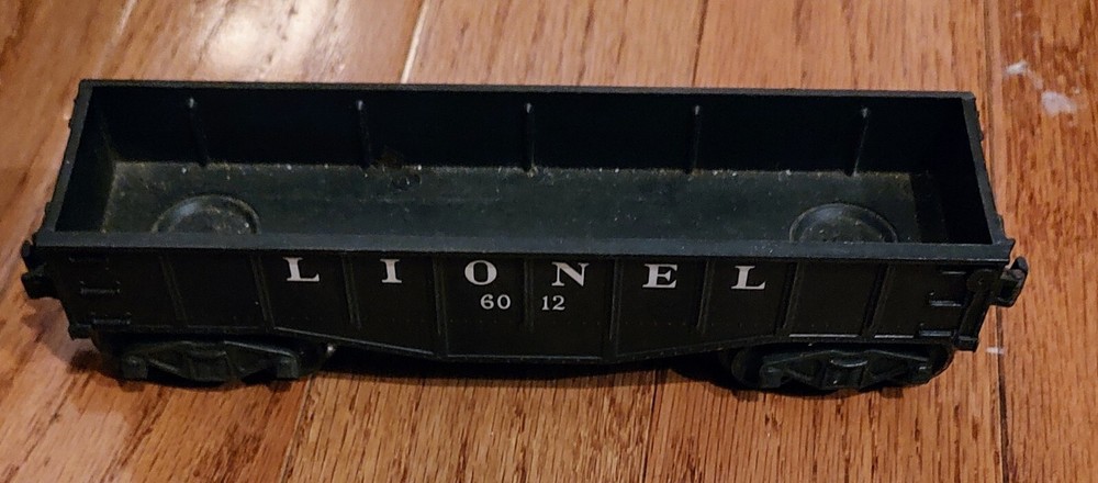 Lionel 027 Gauge Lionel 6012 Black 8-Wheel Hobby Model Railroad Gondola