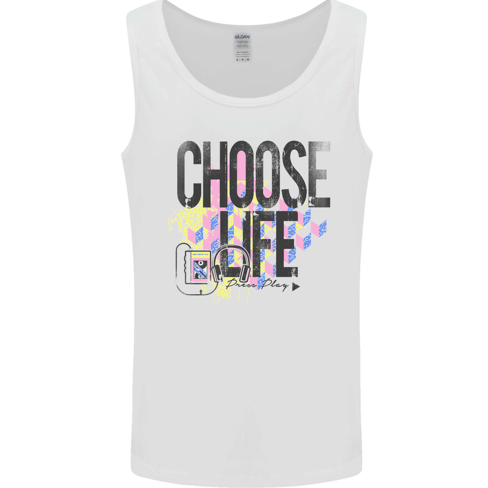 Choose Life Mens Vest Tank Top