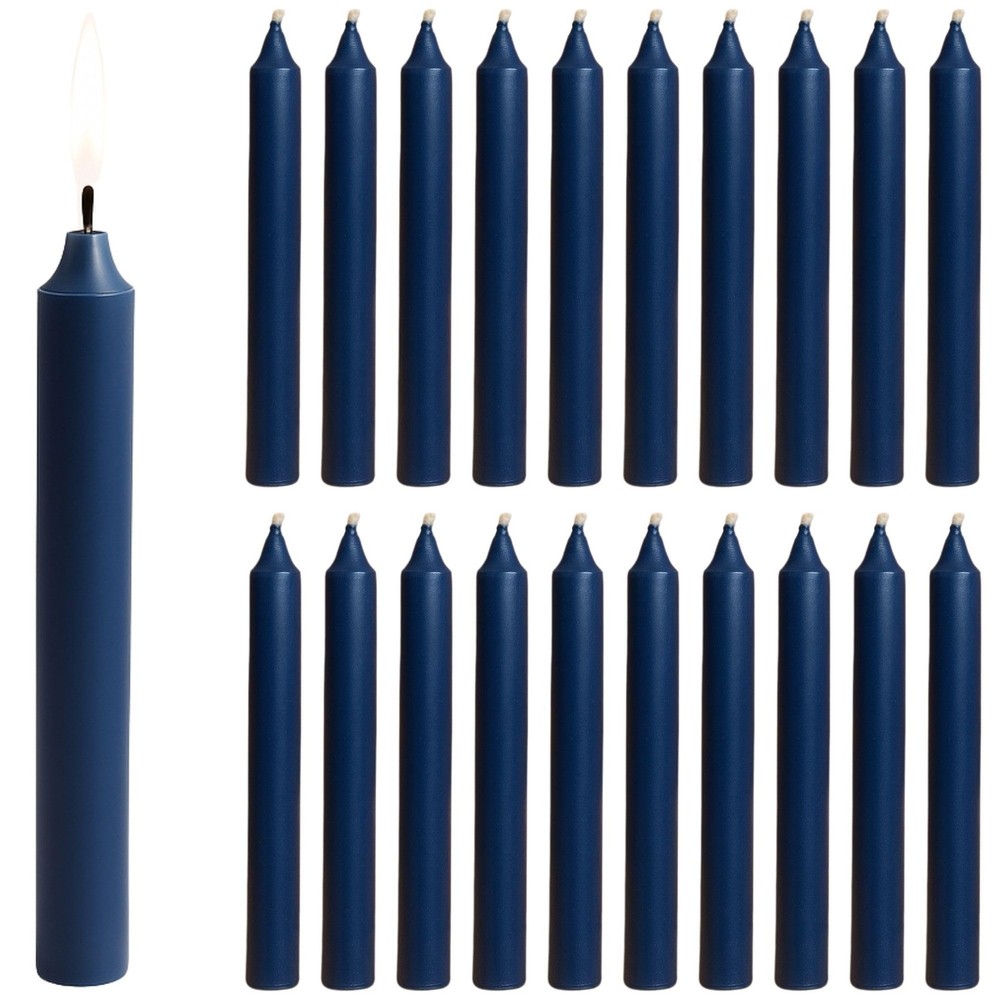 Biedermann & Sons 20-Count Navy Blue Chime or Tree Candles