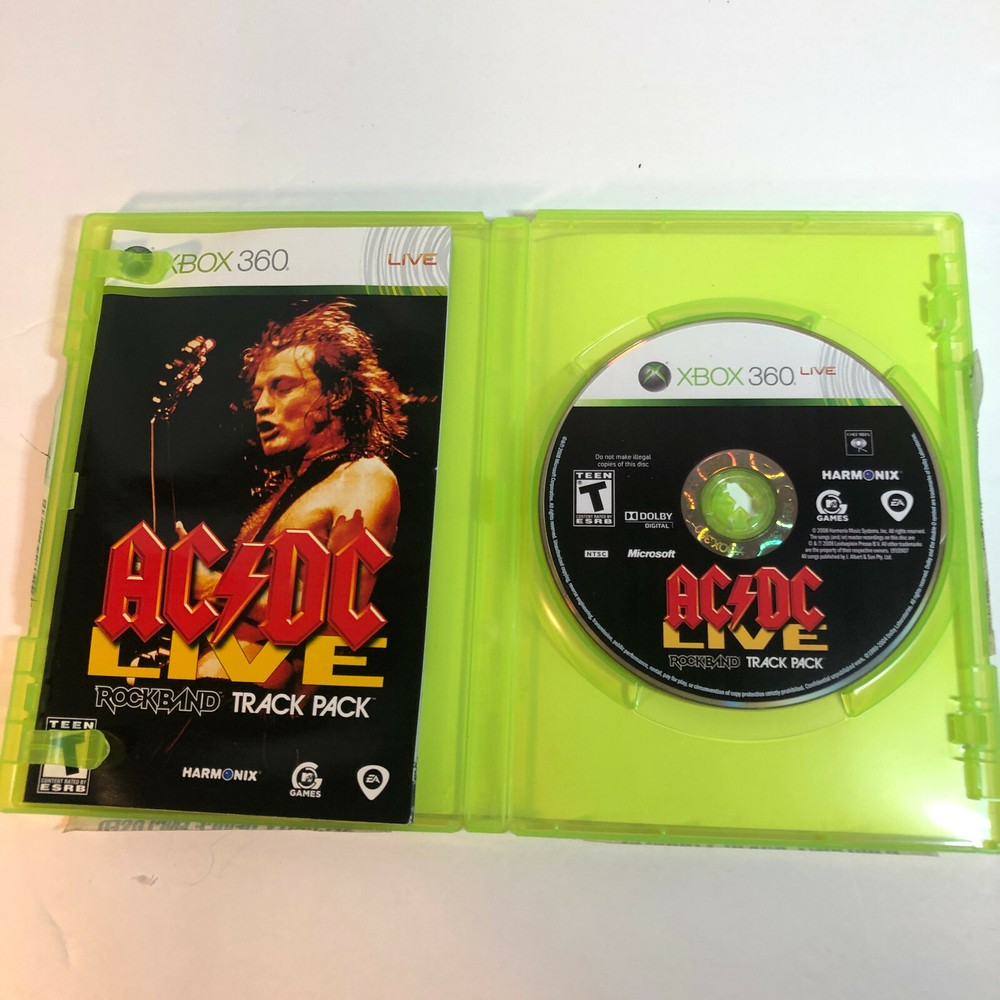 AC/DC Live: Rock Band Track Pack (Microsoft Xbox 360, 2008)