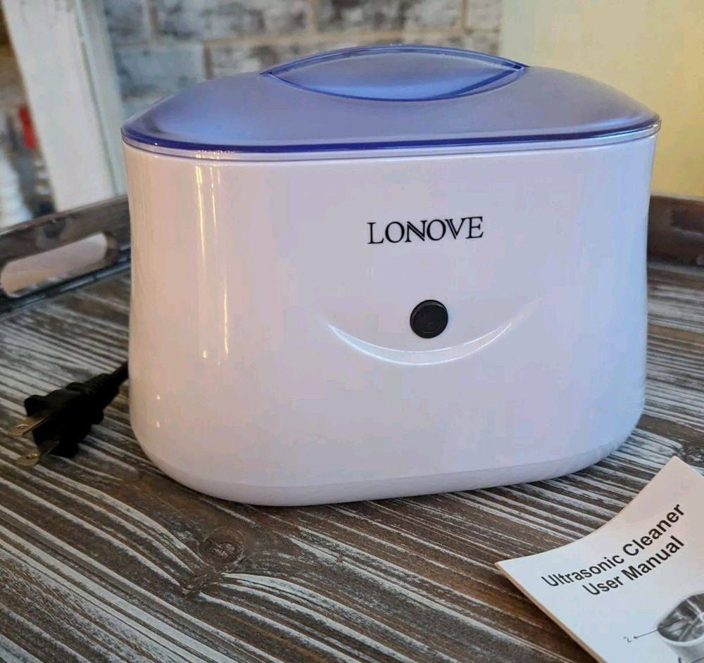 Professional Ultrasonic Jewelry Cleaner Unused with Manual