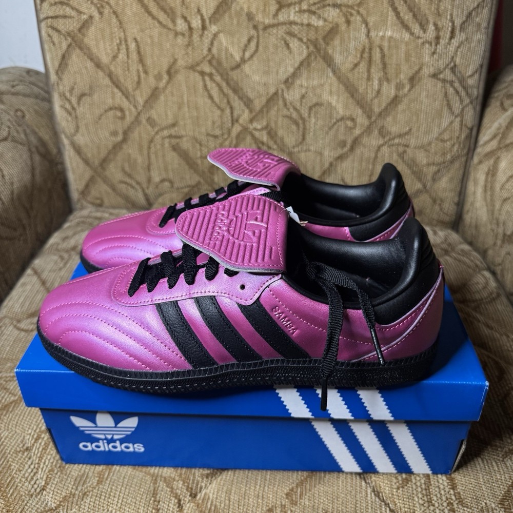 Adidas Women's Samba LTOriginals Size 9 NIB Metallic Purple Black |JQ7451|
