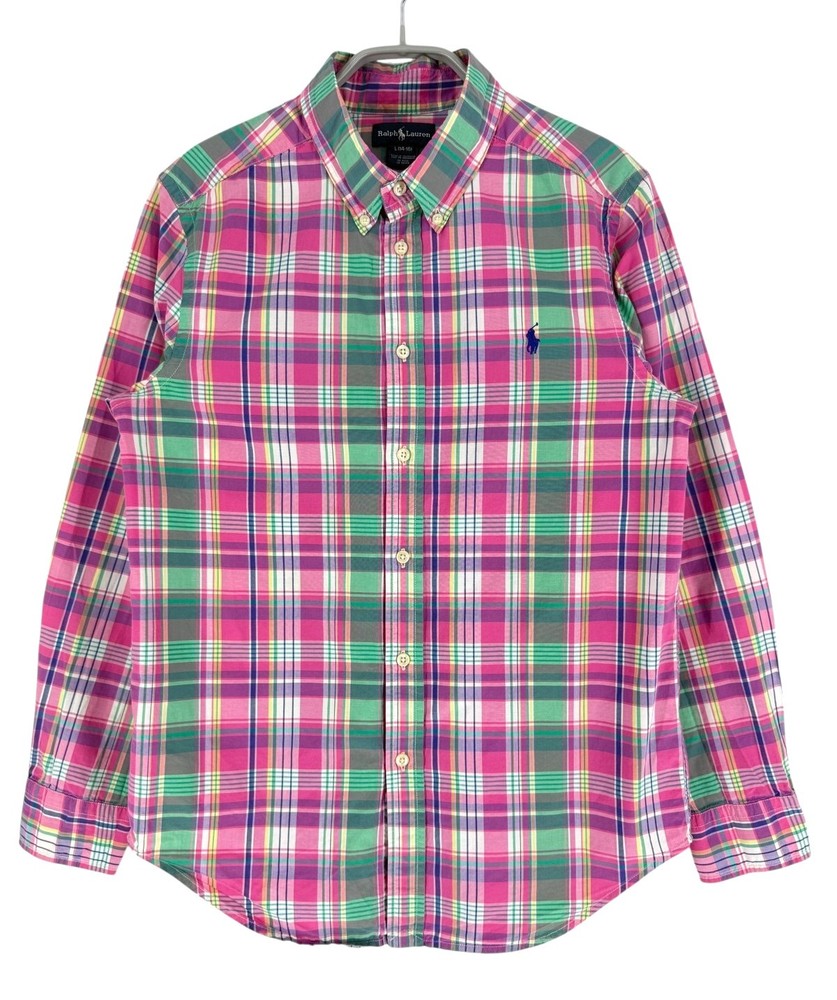 Polo by Ralph Lauren Kids Boys Slim Fit Casual Shirt Size L (14-16)