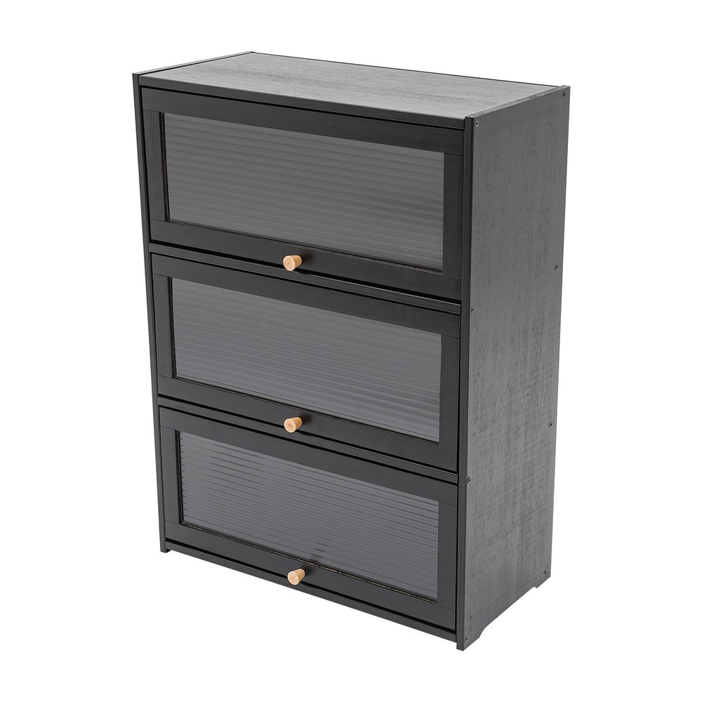 Black Living Room Storage Cabinet with Ample Space