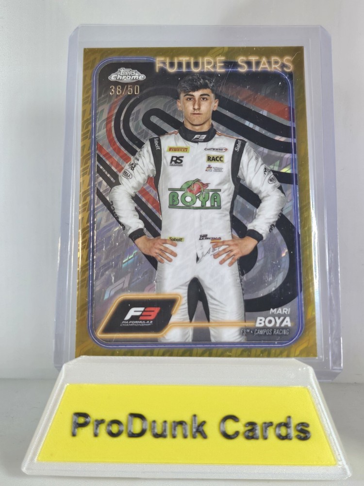 2024 Topps Chrome Logofractor Mari Boya Gold 38/50 #54