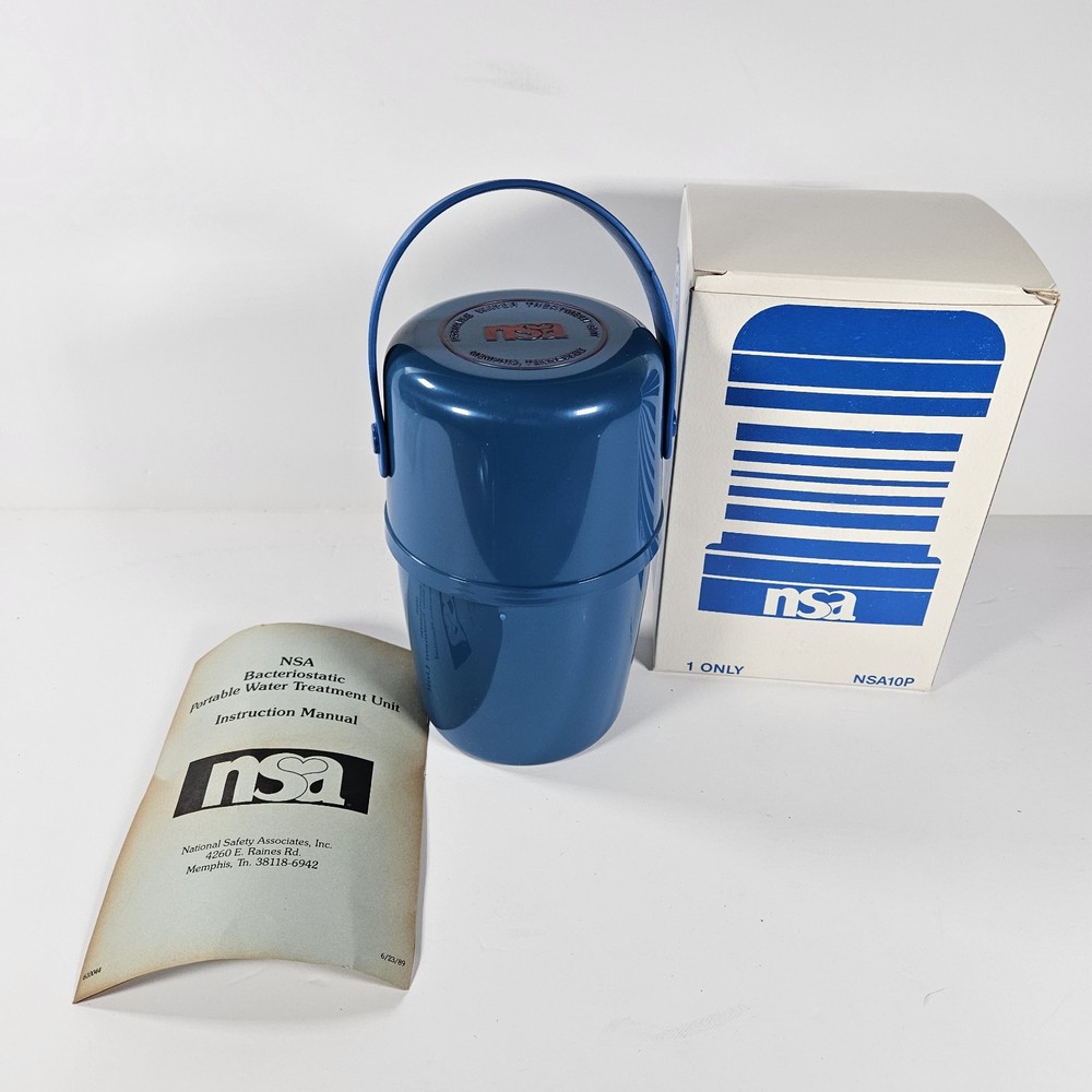 NSA Bacteriostatic Portable Water Treatment Unit 10P NSA10P Survival/Camping