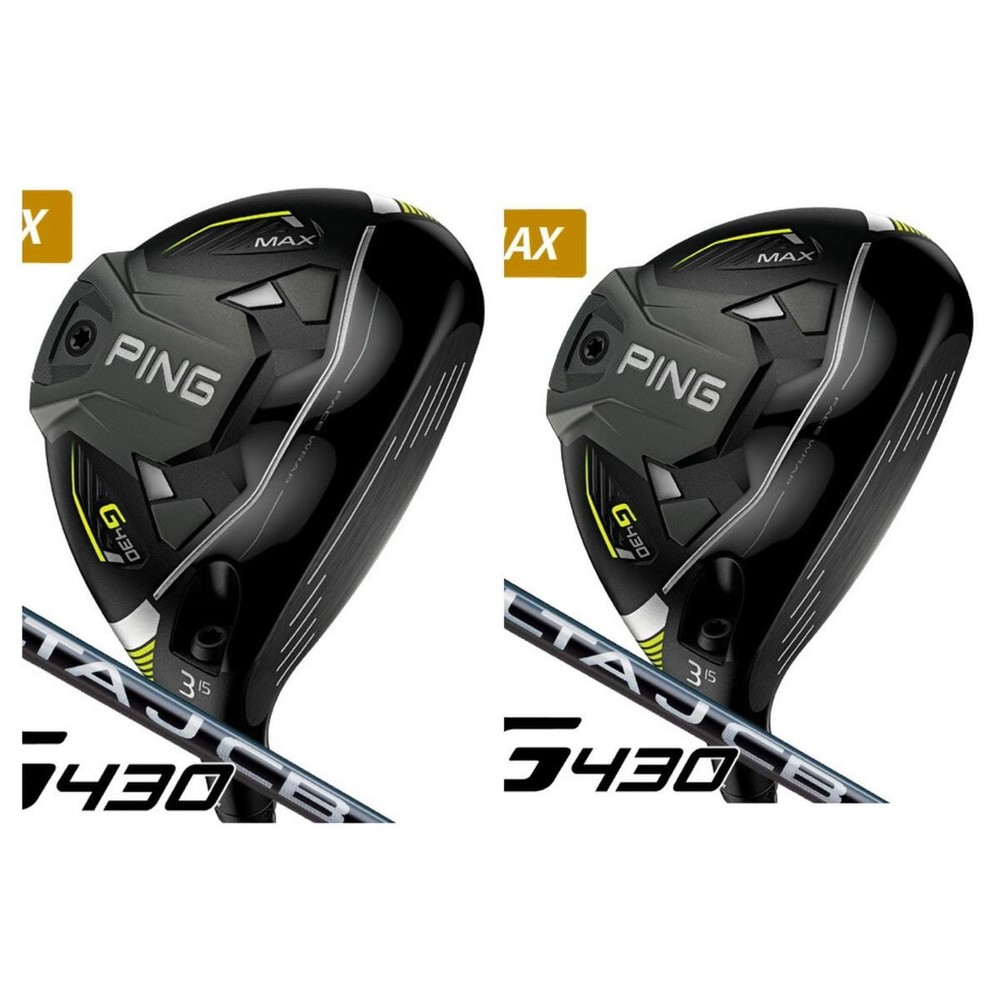 PING G430Max Fairwaywood 3W 5W 2set RH Alta JCB Black graphite Flex Stiff HC New