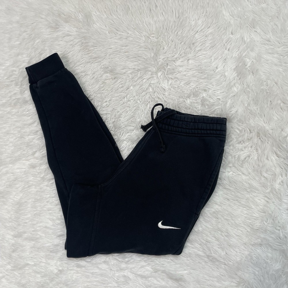 Nike Sportswear Club Fleece Pants Mens Size S Small Black Joggers Cotton 826431