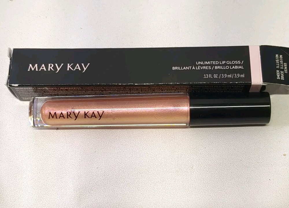 Mary Kay Unlimited Sheer Illusion Lip Gloss Full Size Fast Shipping New