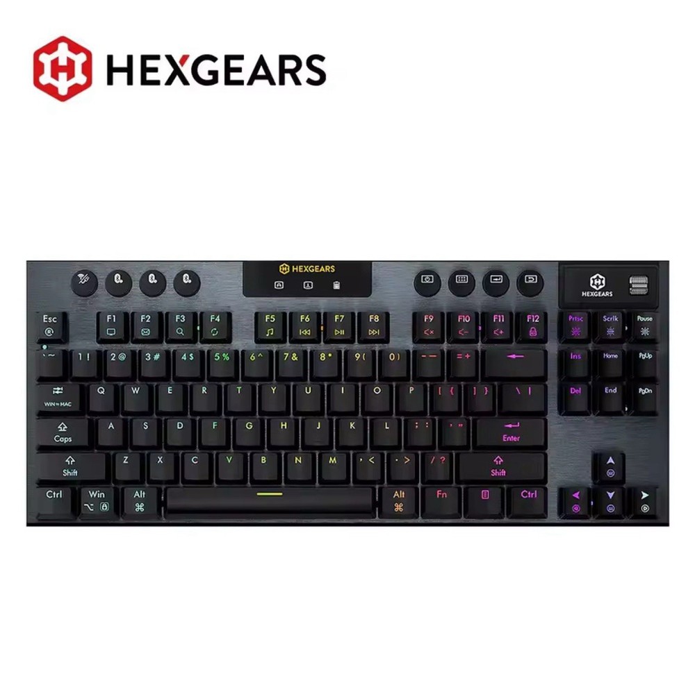 Hexgears A3 TKL Wireless Mechanical Keyboard with Bluetooth 2.4G USB-C Connectivity