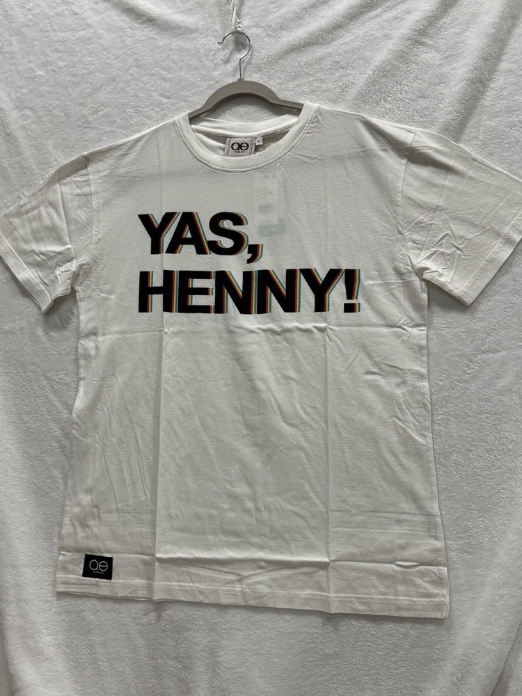 Queer Eye Pride Day “Yes, Henny”  Tee White Size Large-image