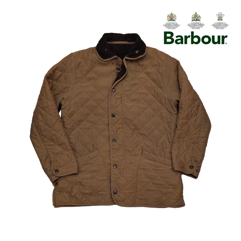 Vintage 90's Barbour Quilted Jacket Beige Color -  size XXL