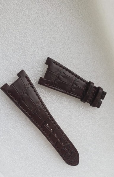 Patek Philippe Brown Leather Strap for Nautilus Aquanaut 25mm x 18mm