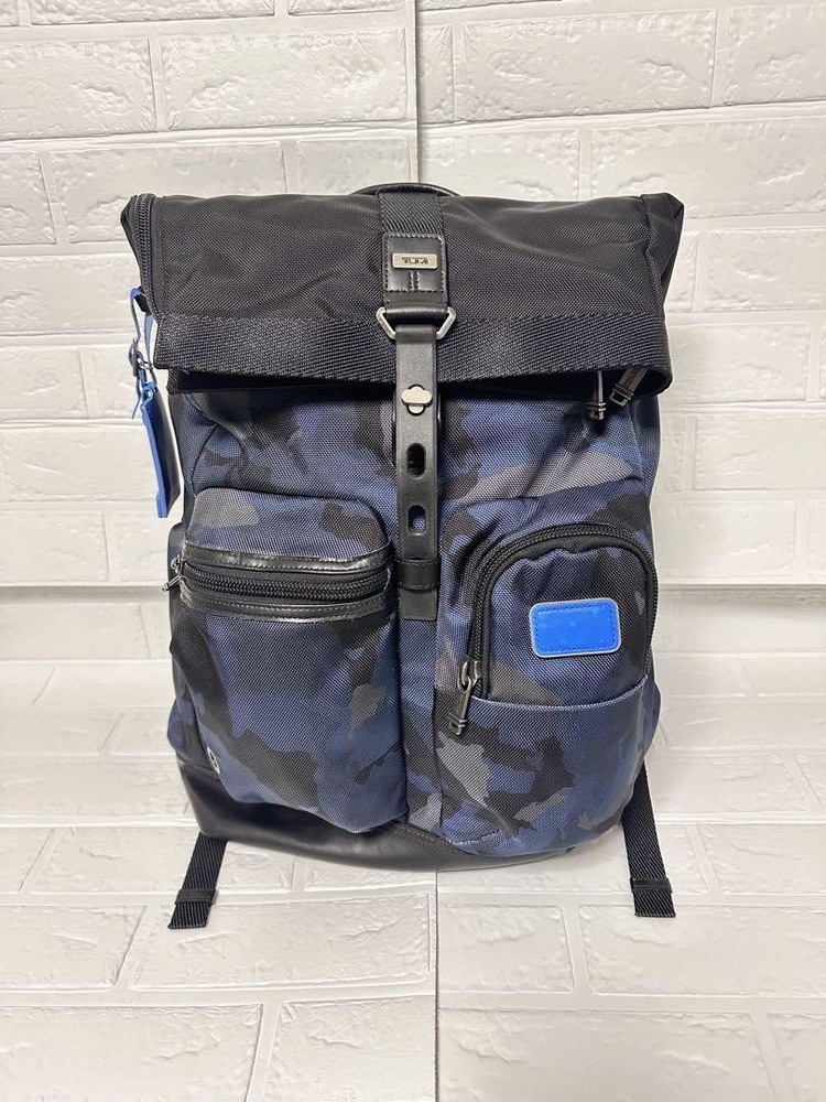 TUMI ALPHA BRAVO ROOK Roll Top Backpack 753697 Durable Travel Laptop Bag
