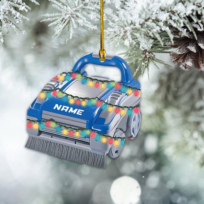 Pool Cleaner Christmas Ornament  Swimming Pool Cleaning Machine Ornament Gift