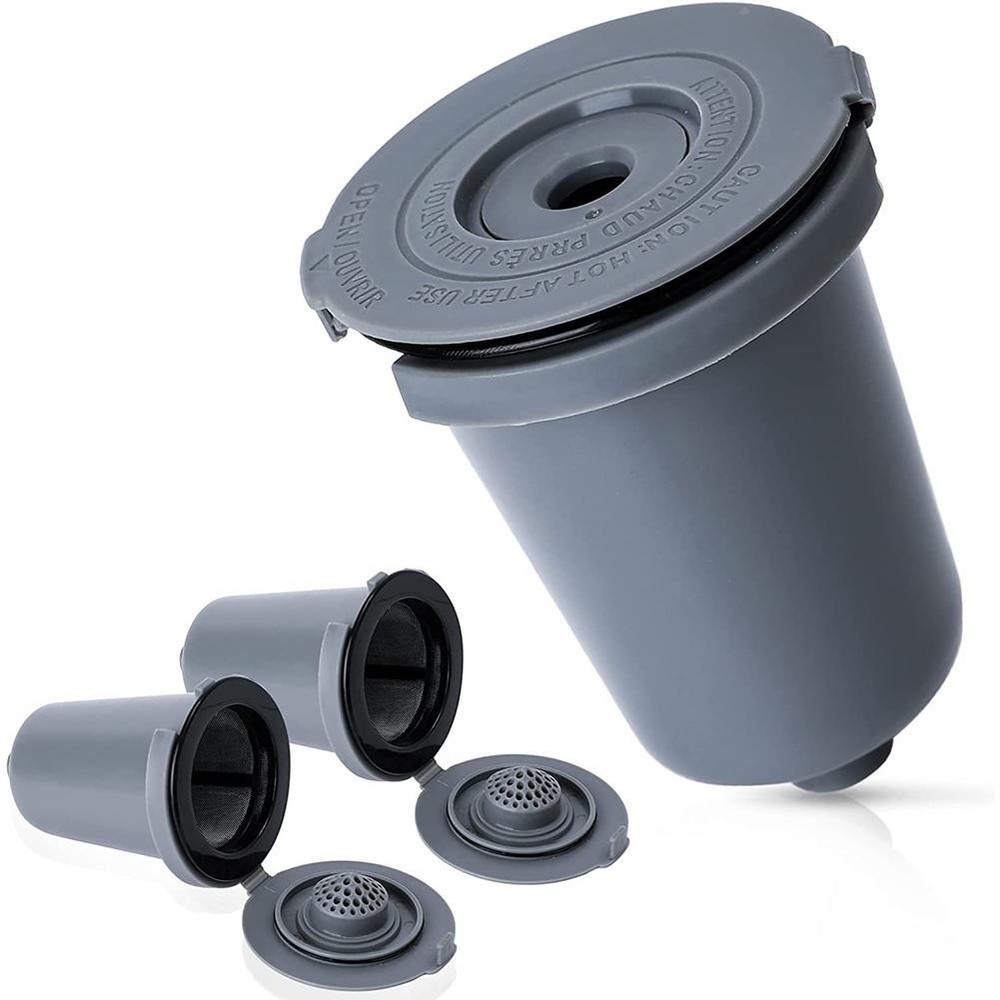 Reusable Single Serve Cafe K-Cup Filter Pods for Cuisinart Coffee Mak B1X0 D9H7
