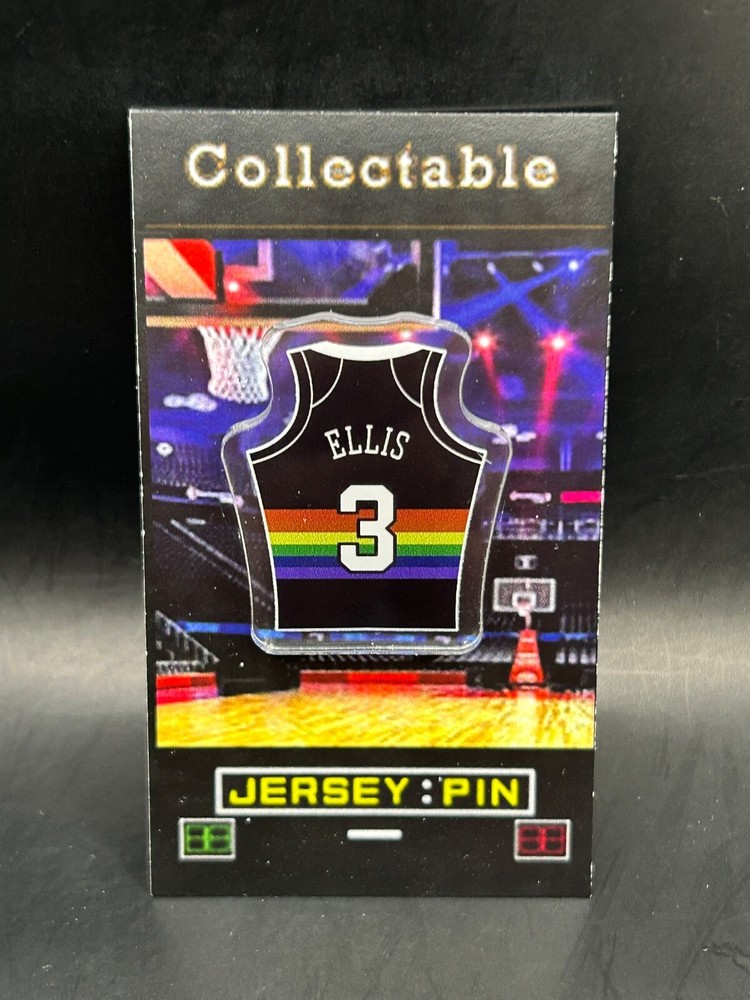 Denver Nuggets Dale Ellis jersey lapel pin-Classic RETRO Collectable