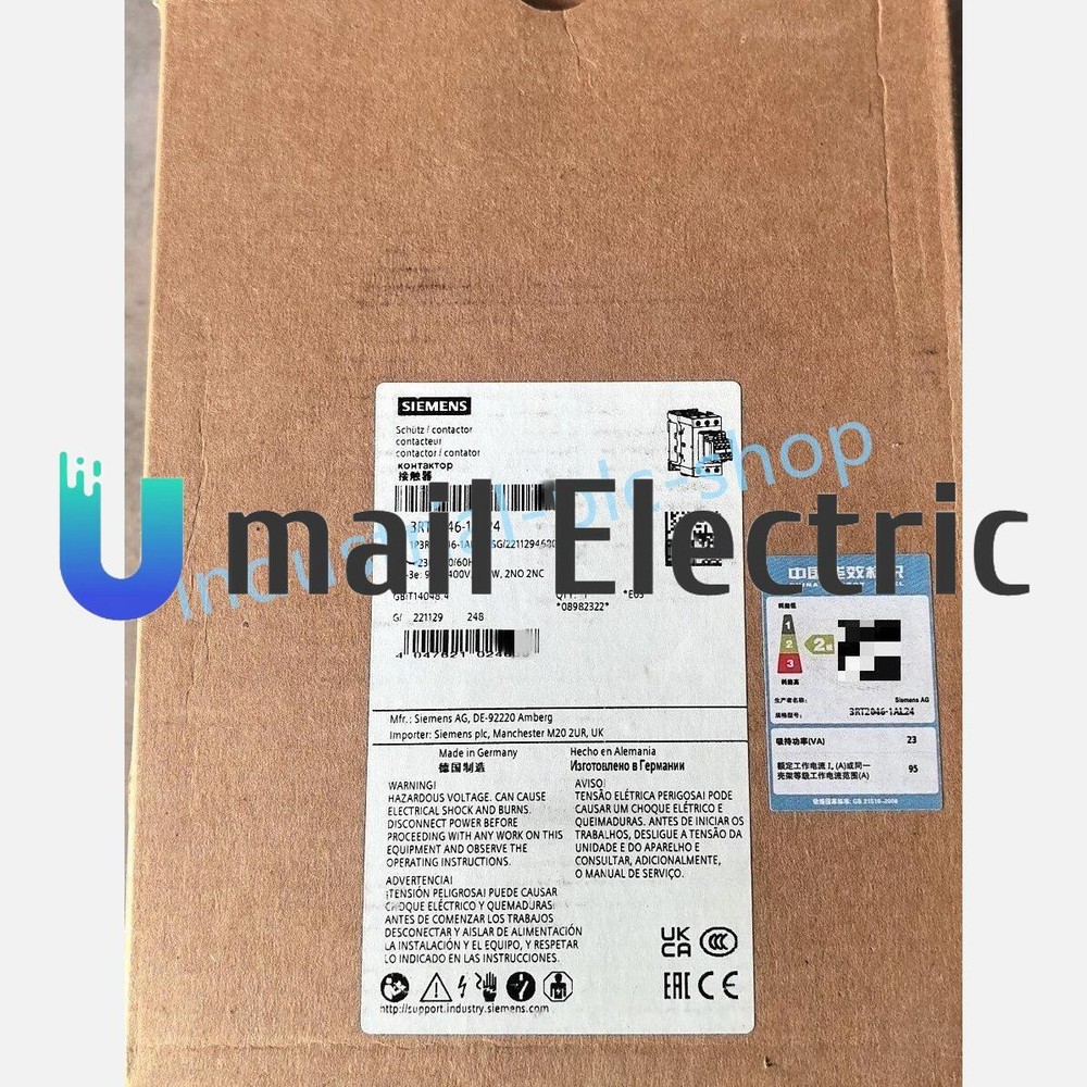 1pc Siemens 3RT2046-1AL24 brand new Contactor