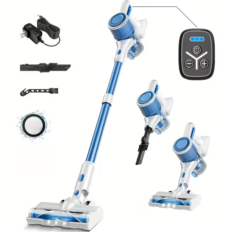 vacuum cleanerCordless & Corded Stick Vacuum Cleaner – 70KPa Suction, Lightweigh