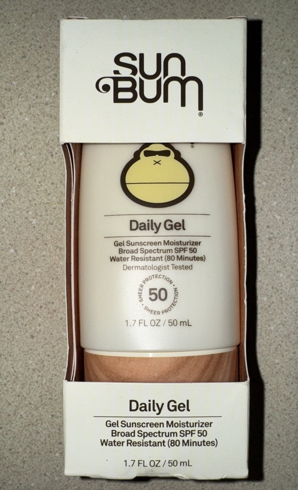 Sun Bum Daily SPF 50 Gel 1.7 oz NEW EXP 11/25