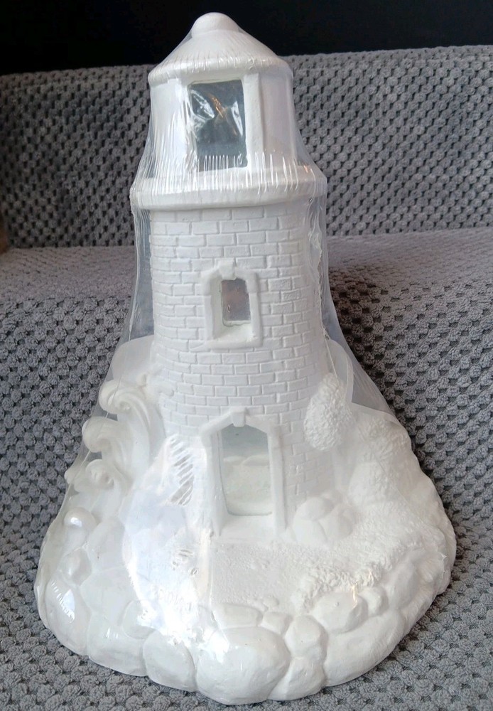 Creative Crafts Lighthouse Mirror 23729 New, Sealed, Ready To Paint