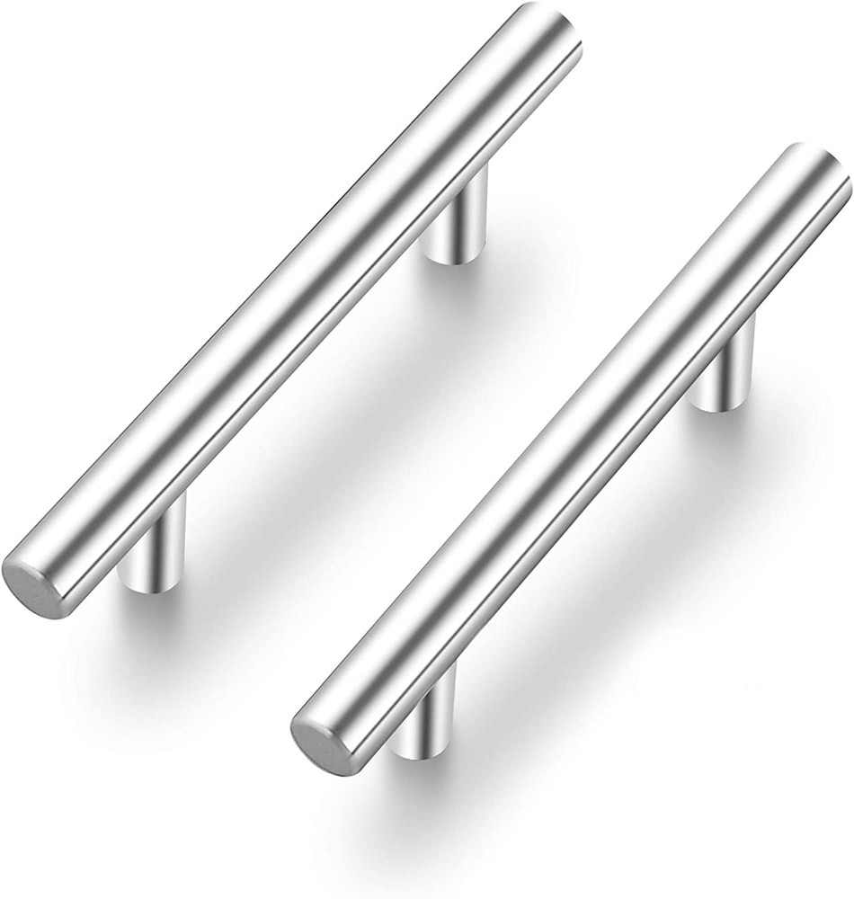 30 Pack | 6'' Cabinet Pulls Satin Nickel Stainless Steel Kitchen Drawer Pulls Cu