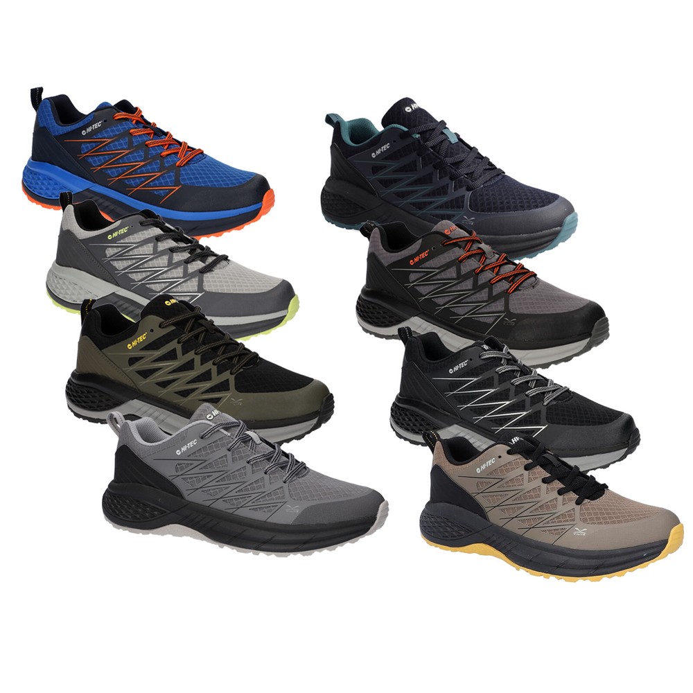 Men's Hi-Tec Trail Destroyer Lightweight Hiking Walking Shoes  