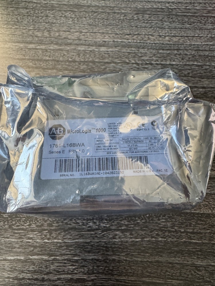 Allen Bradley 1761-L16BWA Ser E FW 1.0 MicroLogix 1000 Controller Processor