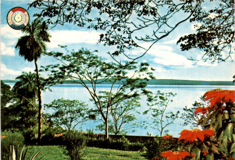 PARAGUAY, Lago de Ypacaraí, Ignacio J. Martínez Postcard