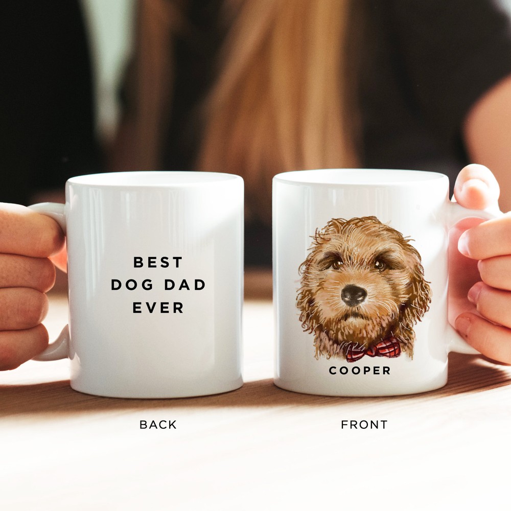 Taza Personalizada Retrato Perro Personalizada Foto Mascota Taza Personalizada Mascota Regalo para Perro