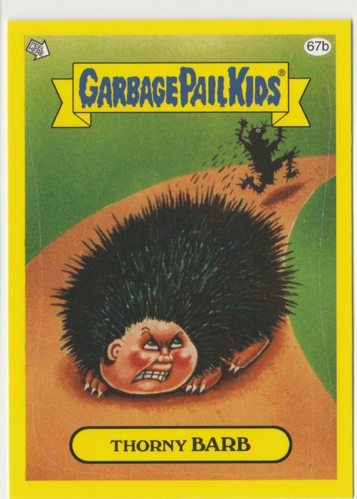 Thorny Barb 67b Garbage Pail Kids GPK 2011 Flashback Series 3 FB3 Card
