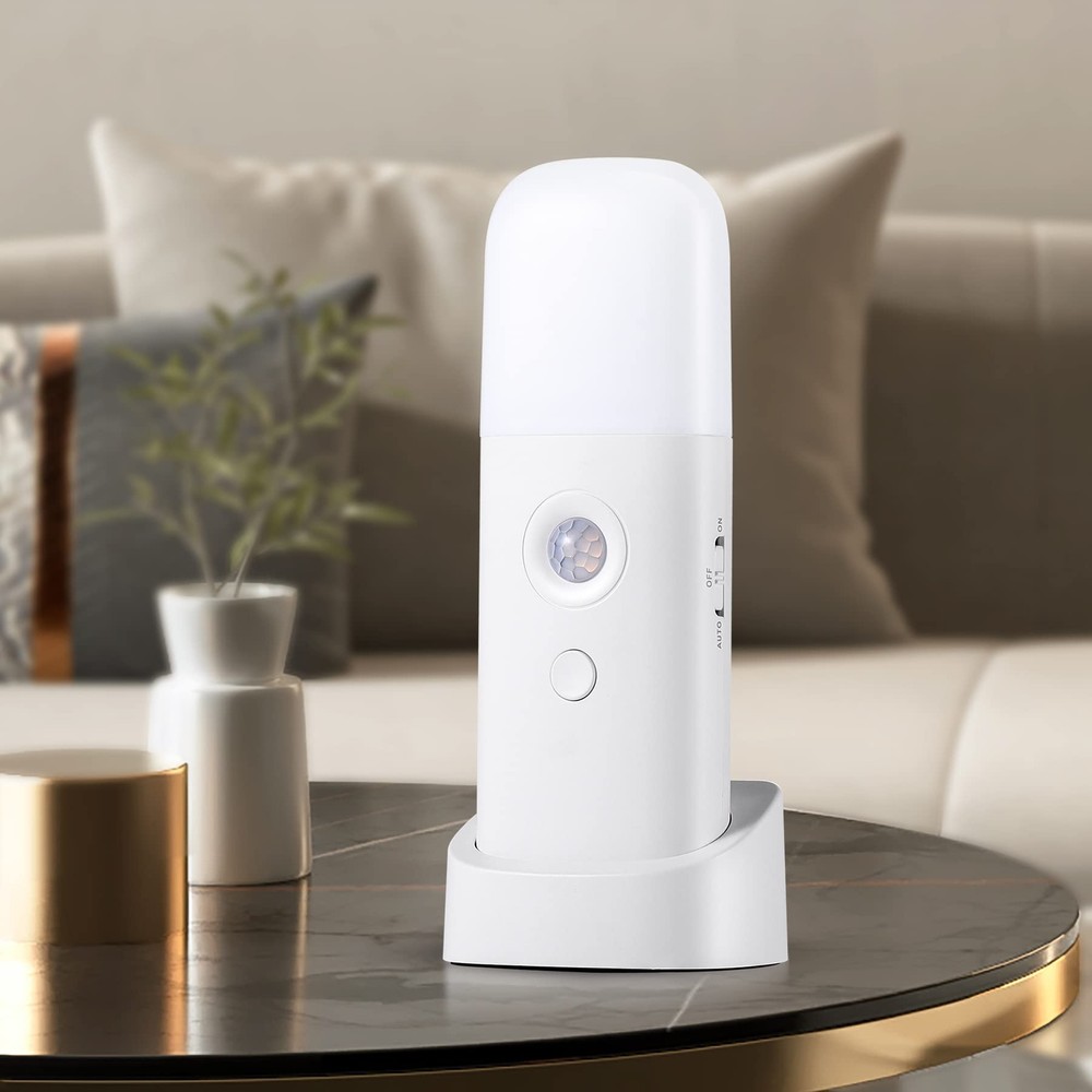 Motion Sensor Night Lights Indoor, Rechargeable Night Light Battery Powered, ...