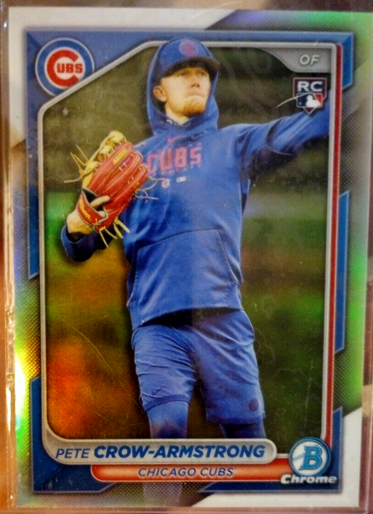 2024 Bowman Chrome Pete Crow-Armstrong RC - Image Variation Refractor SSP Rookie