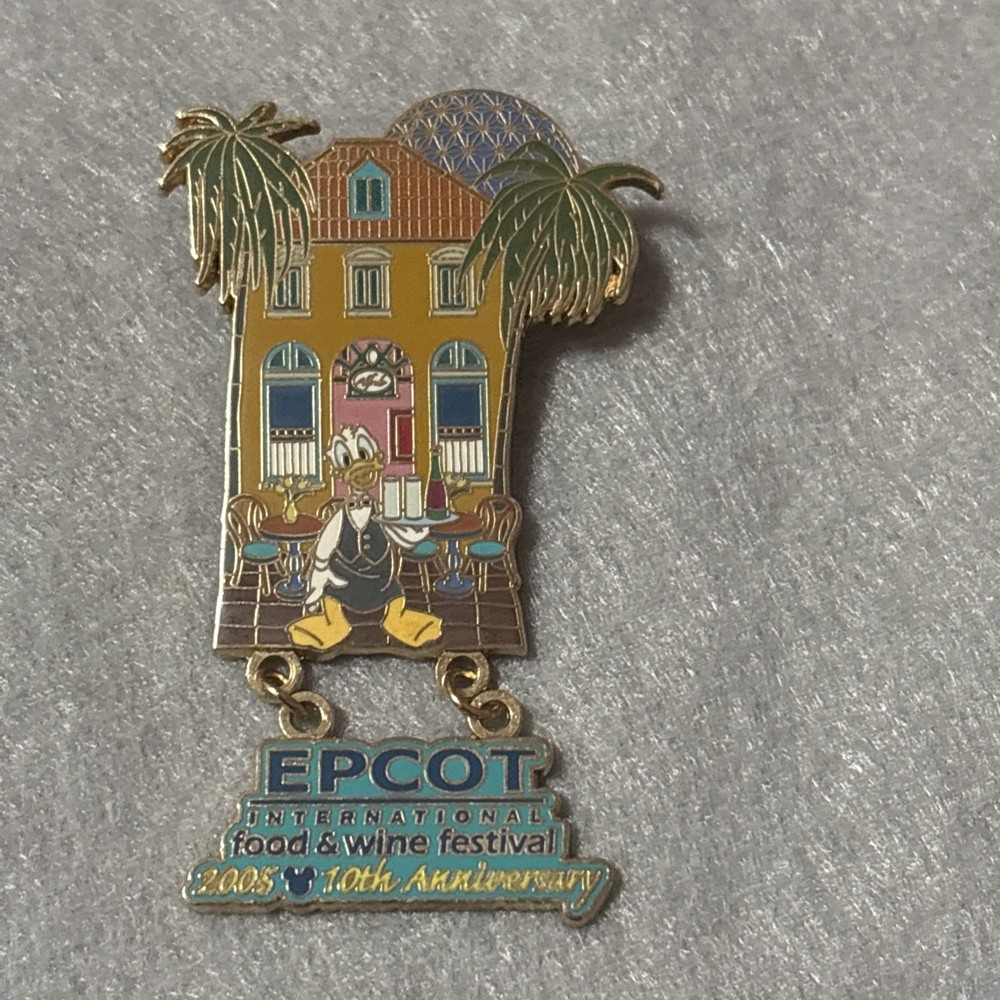 Disney Epcot 10th Anniversary Donald Pin