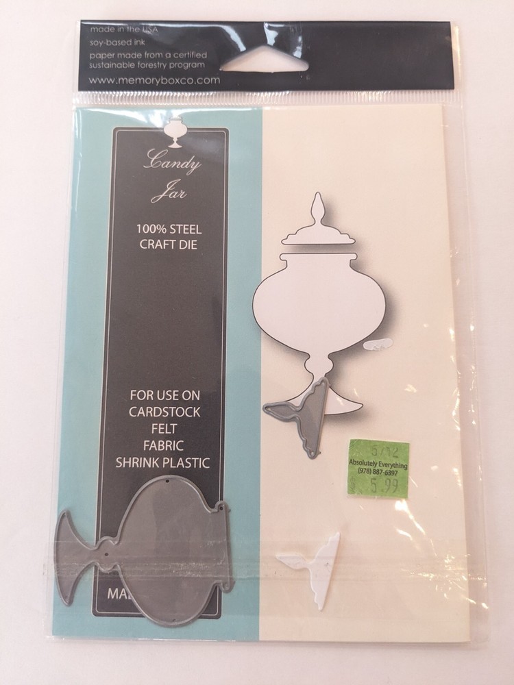 Memory Box Candy Jar Die Style No 98381