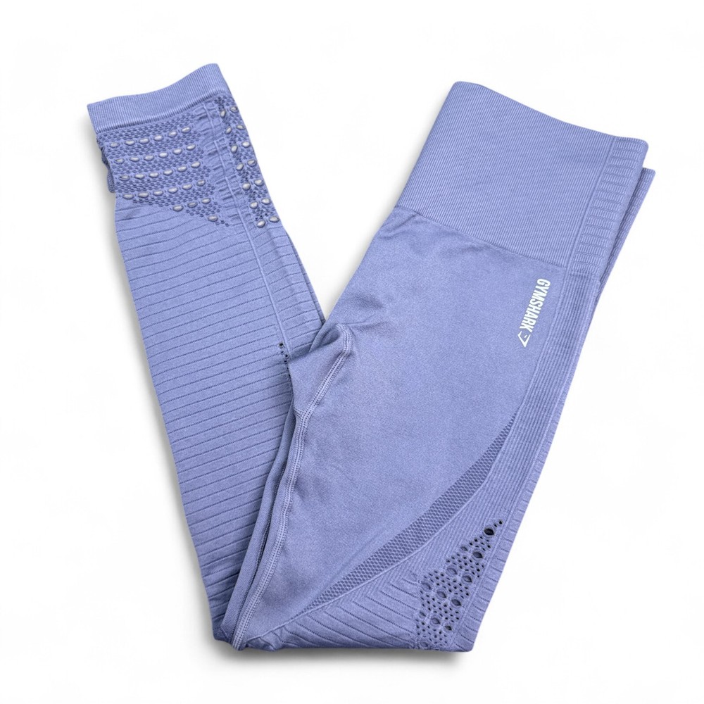 Gymshark Seamless Energy High Waisted Legging Lavender Size Small Athleisure