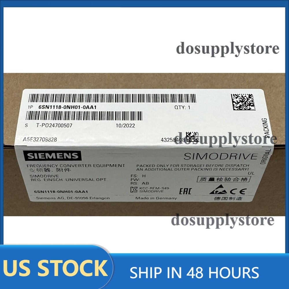 New Siemens 6SN1118-0NH11-0AA1 6SN1 118-0NH11-0AA1 SIMODRIVE 611 universal E HR