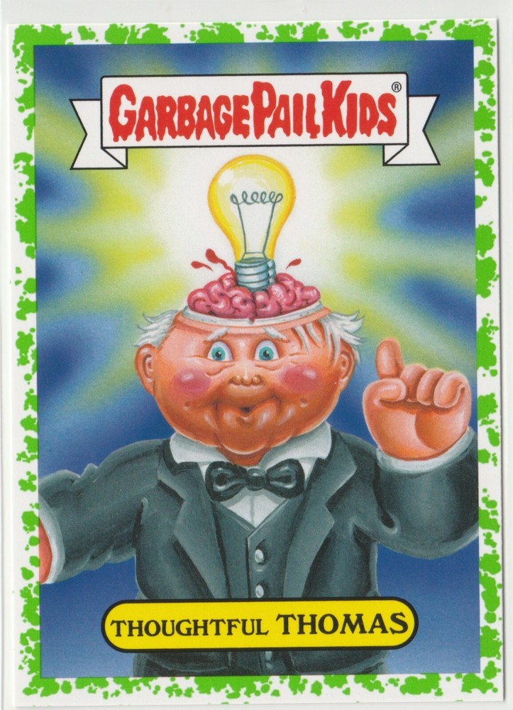 Thoughtful Thomas Green Garbage Pail Kids GPK 2016 American As Apple Pie Card