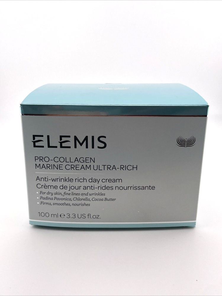 Elemis Pro-Collagen Marine Cream Ultra Rich - 3.3 Oz. 100 ml. New In Box