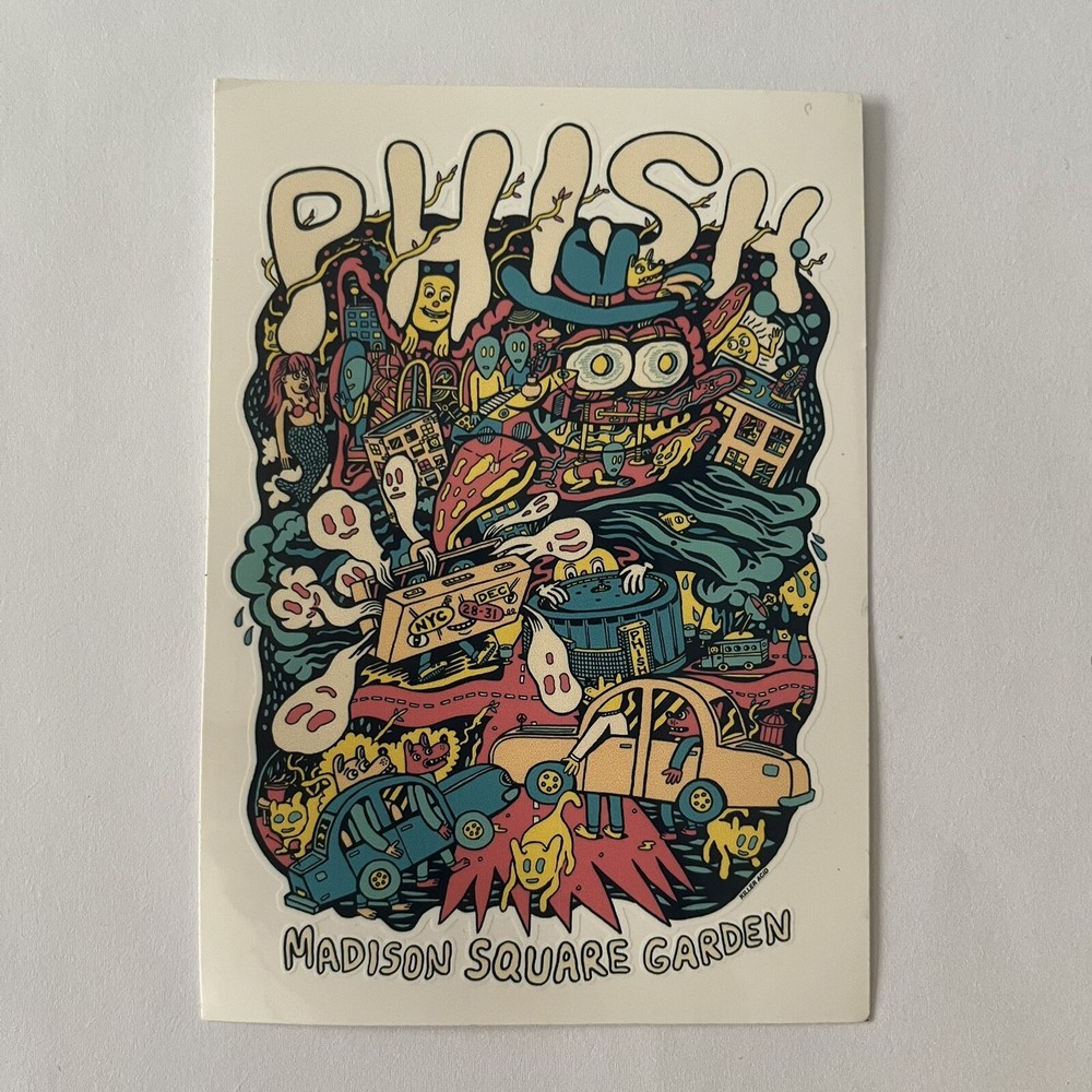 Phish New Year’s Eve Madison Square Garden Killer Acid Vinyl Sticker Dry Goods-image